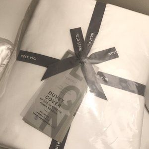 WEST ELM Tencel Duvet Cover **NEW** Queen Size